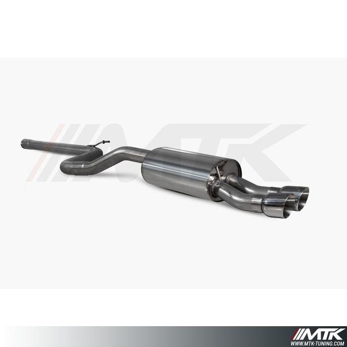 Catback avec tube intermediaire Volkswagen Polo GTi AW (avec FAP)